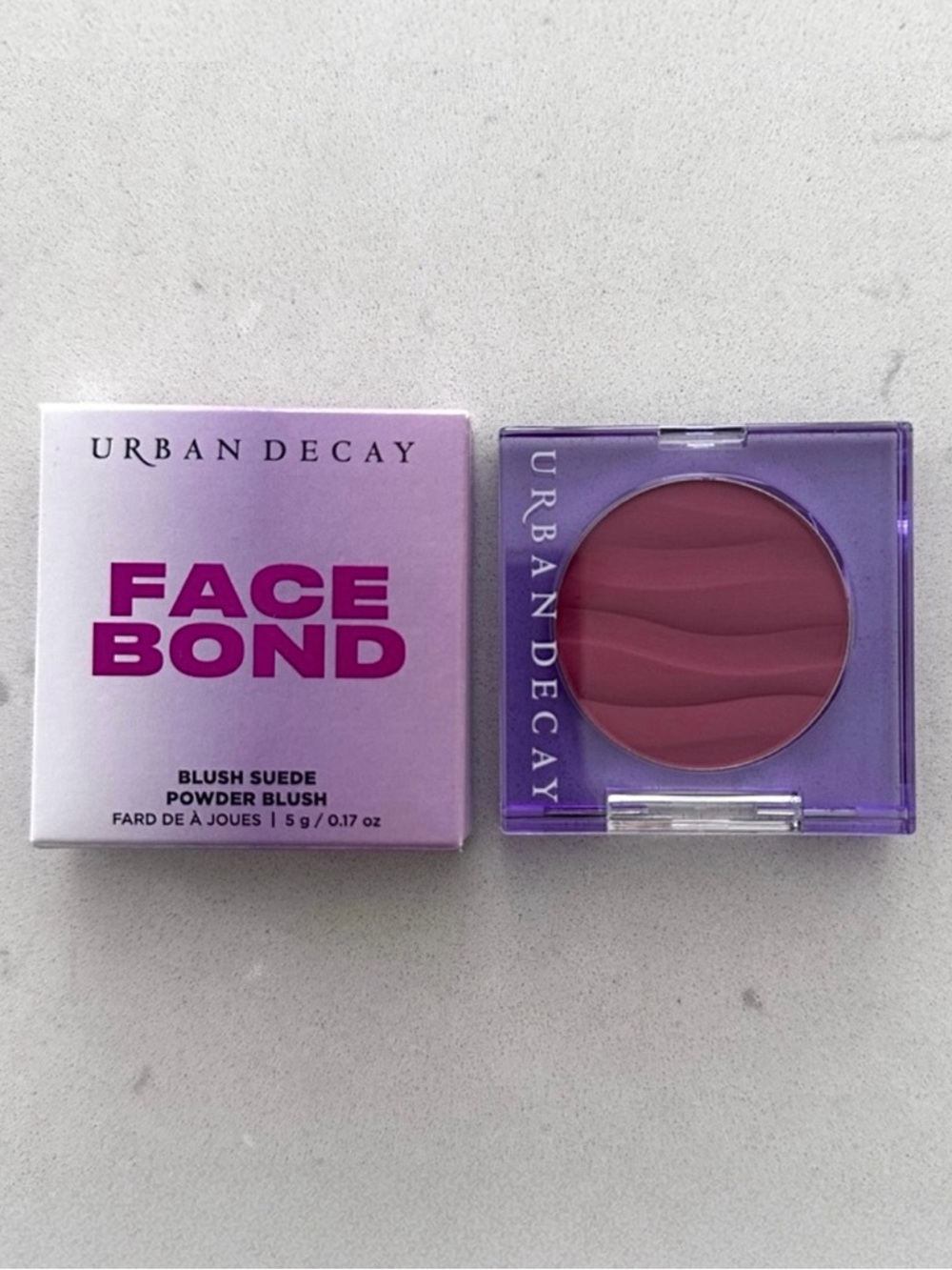 URBAN DECAY FACE BOND POWDER BLUSH SUEDE IN BACKTALK
